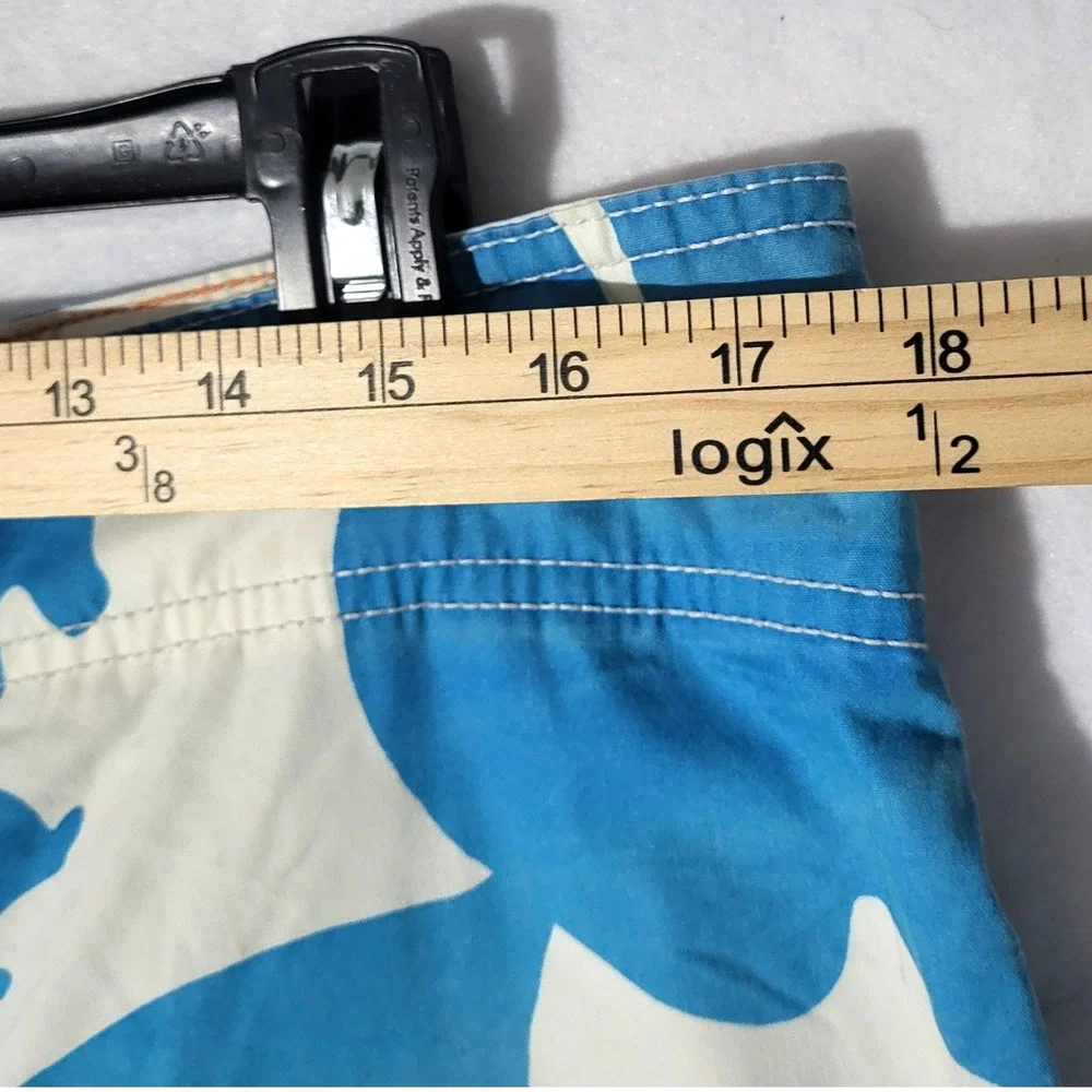 American Eagle Swim Trunks‎ Mens 34 Board Shorts Y2K Beach Tropical Summer